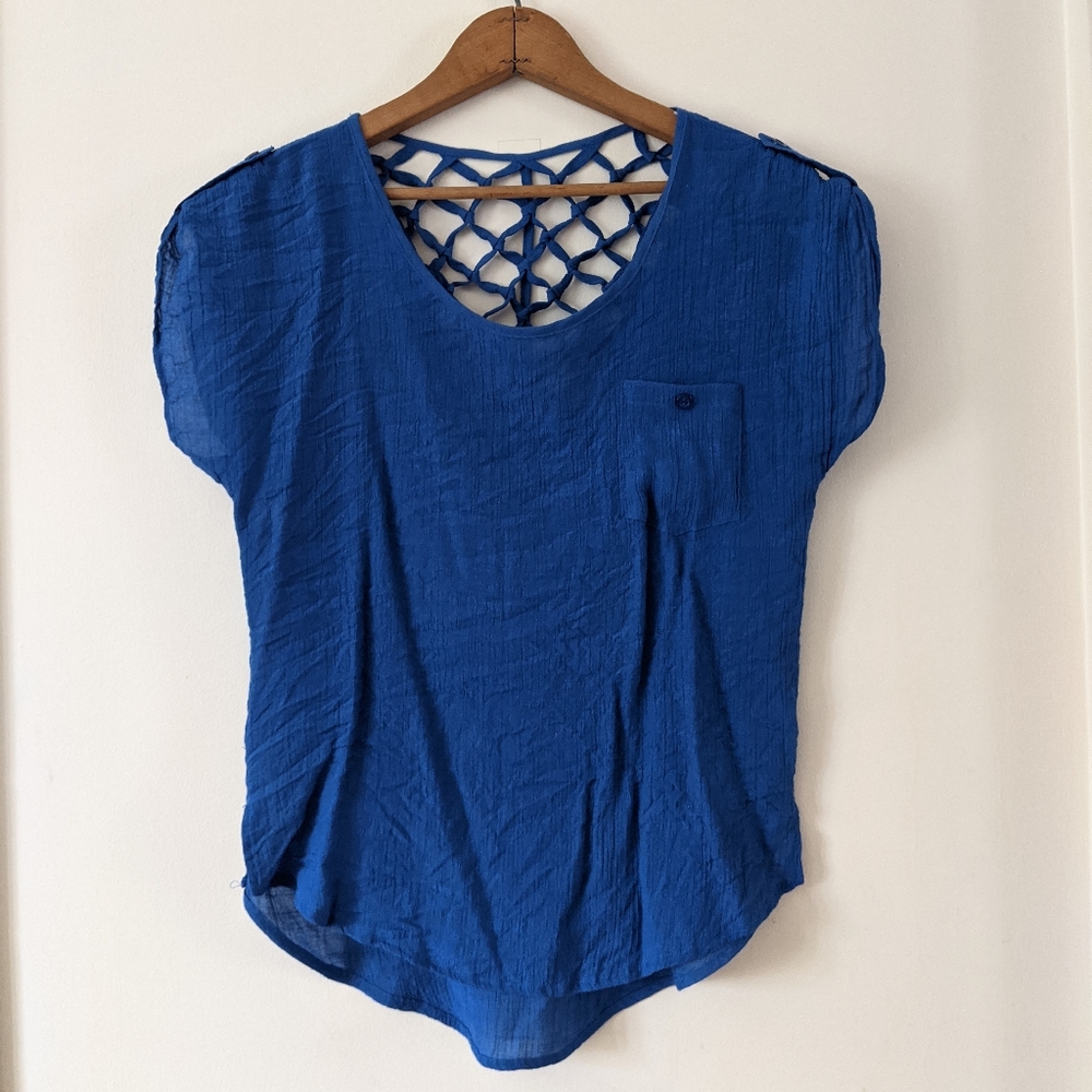 Mine - Blouse With Back Detail - Size S